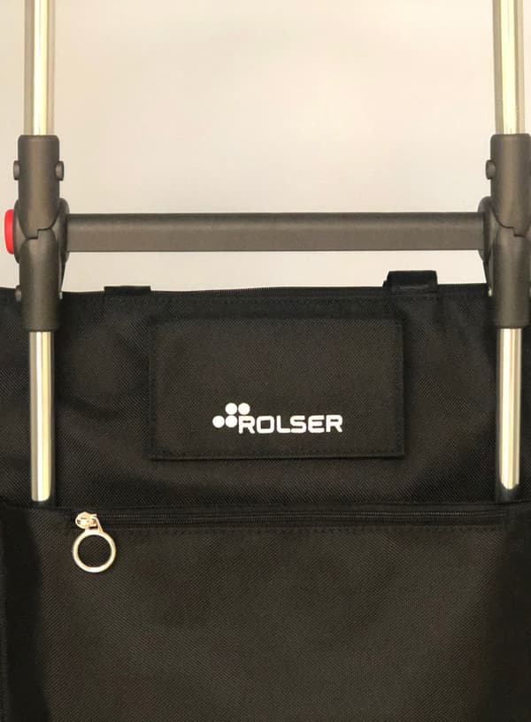 Indkøbstaske foldbar 2-hjulet Rolser Mini Bag Plus MF - sort