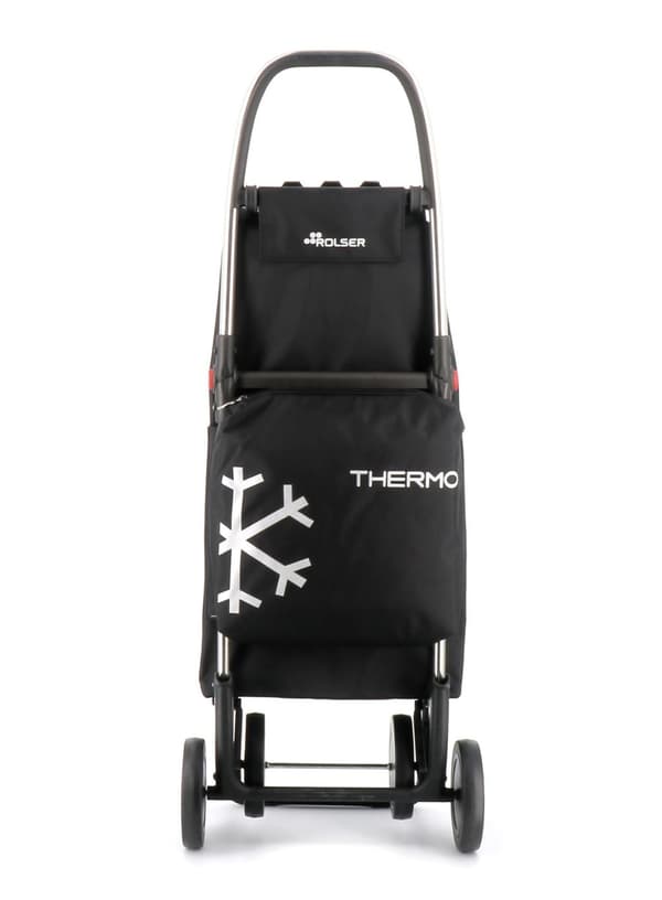 Rolser I-Max Thermo Zen 4-pyöräinen ostoskassi - musta