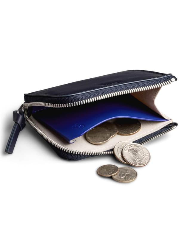 Bellroy L-Pocket læderpung - navy