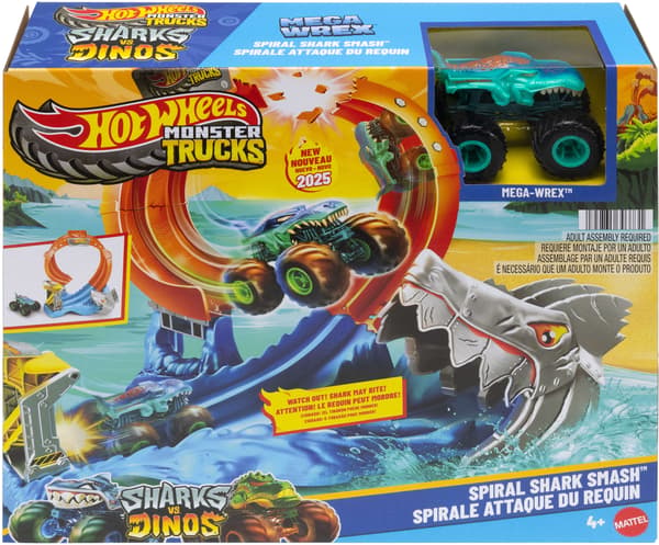 Hot Wheels Monster Trucks Shark Loop JFR08 -rata