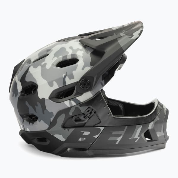 Bell FF Super DH MIPS Spherical mat glans sort camo cykelhjelm