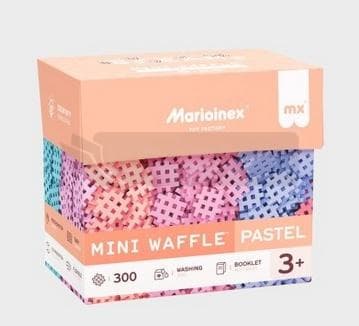 Mini Waffle klodser pastel 400 stk.