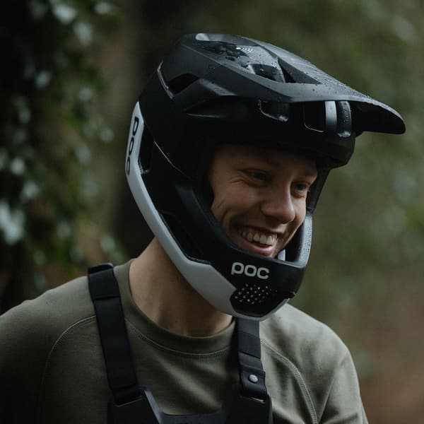 POC Otocon Race MIPS cykelhjelm uran sort/hydrogen hvid mat