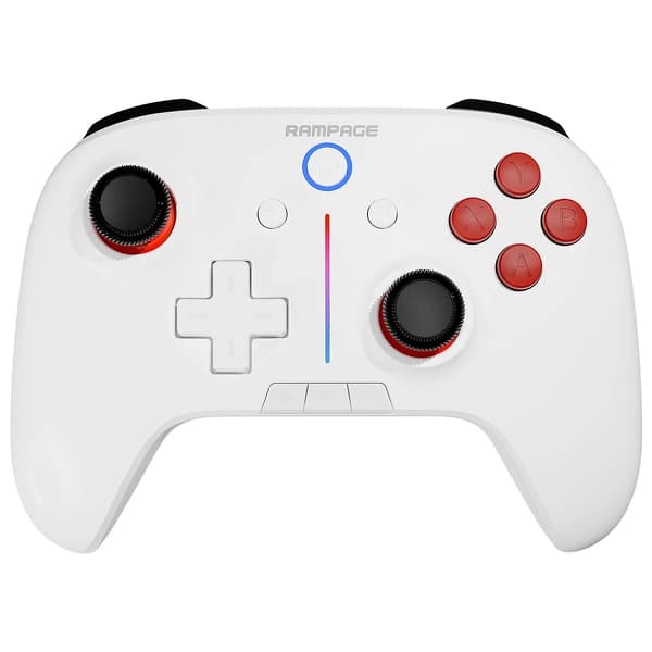 Rampage Hydra Gamepad för PC Android, iOS Trådlös Vit