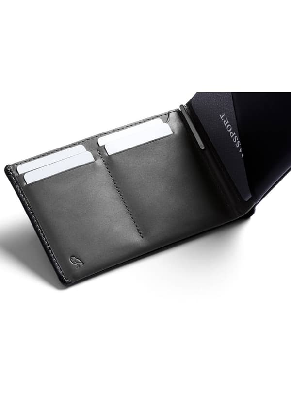 Bellroy Travel Wallet RFID læderpung - sort