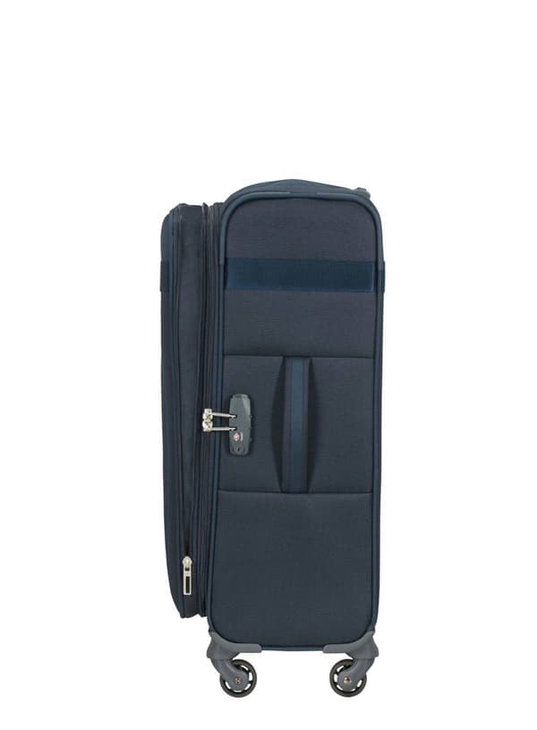 Medium expanderbar resväska Samsonite CityBeat - navy blue