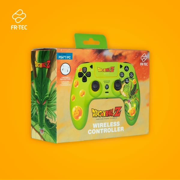 FR-TEC DBPS4GP Dragon Ball Shenron-kontroll för PS4, PC Trådlös