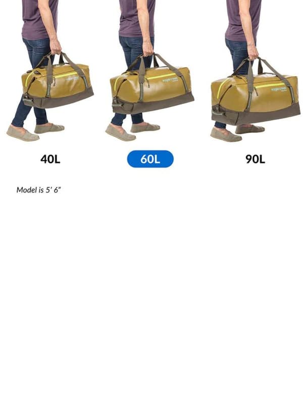 2-i-1 rejsetaske Eagle Creek Migrate Duffel 60 l - sort