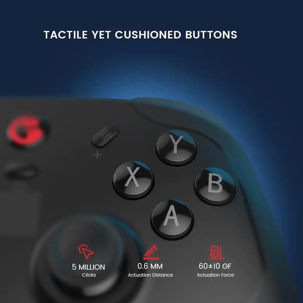 GameSir HRG7107 T4 Cyclone Pro Controller til PC Nintendo Switch iOS Android Trådløs/Kablet Sort