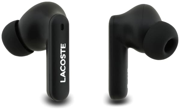 LACOSTE Iconic Petit Pique In-ear hovedtelefoner Sort