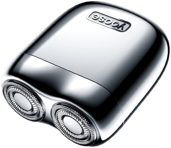 YOOSE Mini 2 Shaver Sølv + Næsetrimmer Våd og tør