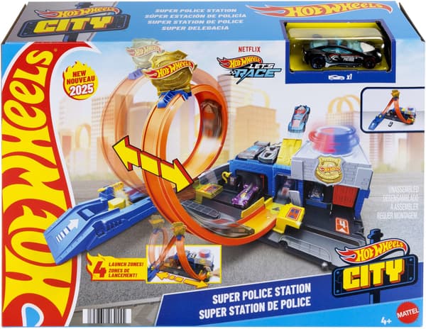 Hot Wheels City Poliisi Super Loop -rata JBM71