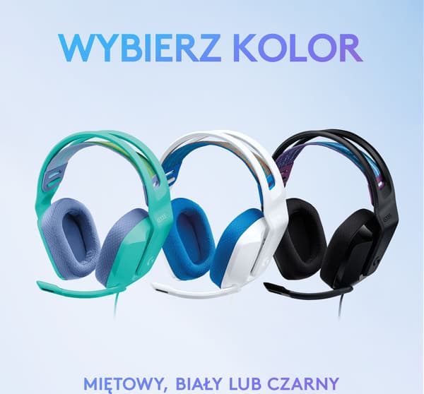 Logitech G335 Hörlurar Blå (981-001018)