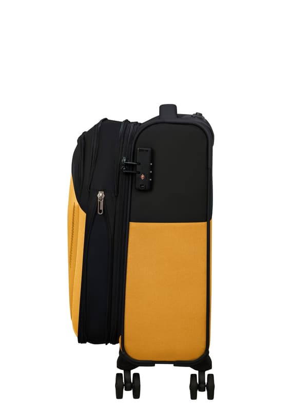 American Tourister Daring Dash EXP kabinekuffert - sort / gul