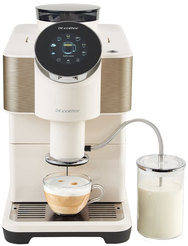 DR.COFFEE H2 Helautomatisk kaffemaskin Vit