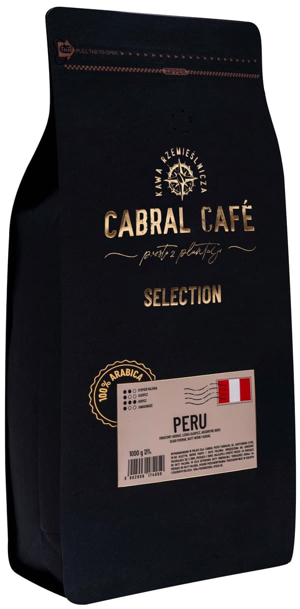 CABRAL CAFE Selection Peru -kahvipavut, 1 kg