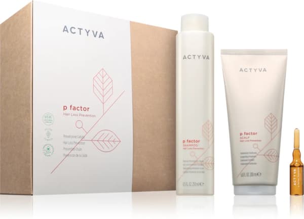 Kemon Actyva P Factor presentförpackning mot håravfall för kvinnor