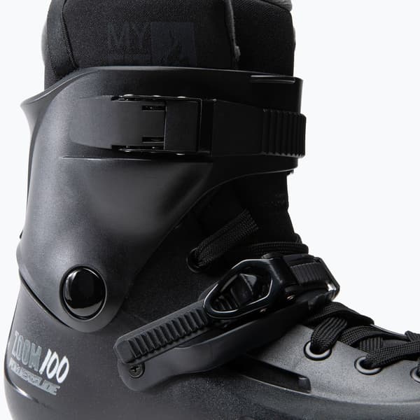 Powerslide Zoom Pro 100 sorte rulleskøjter til mænd Størrelse: 41-42 EU