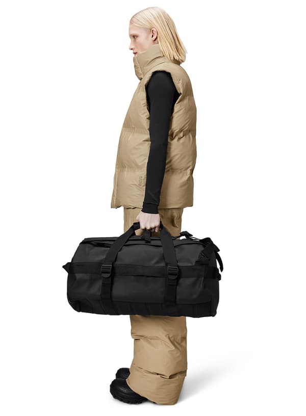 Rains Texel Duffel W3 medium resväska - svart