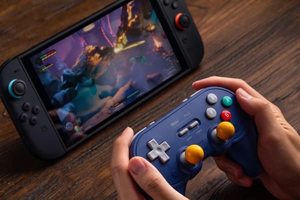 8BitDo Pro 3 Bluetooth -ohjain PC:lle, Nintendo Switch / Switch 2:lle, Android iOS:lle, langaton, violetti
