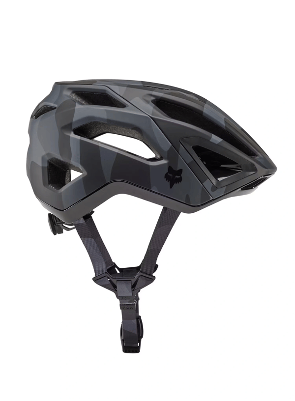 Fox Crossframe Pro Camo cykelhjelm - sort camo Størrelse: L
