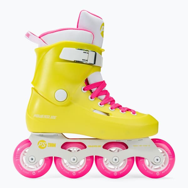 Powerslide Zoom neon gule rulleskøjter til kvinder Størrelse: 37-38 EU