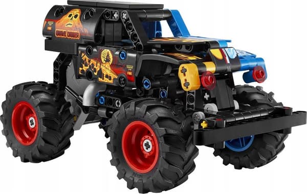 LEGO TECHNIC 42219 Monster Jam Grave Digger Eld och is, set +7