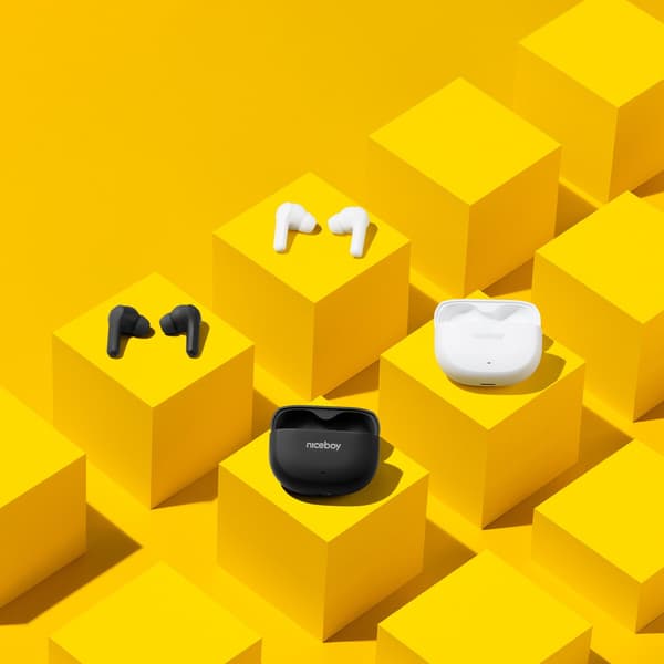 NICEBOY Pins 4 ANC In-Ear-hörlurar Vit