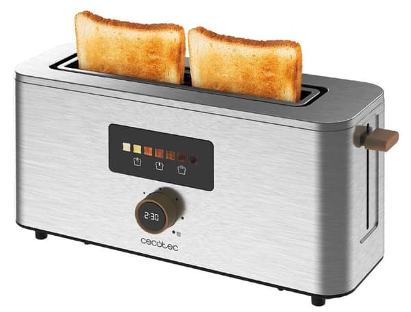 CECOTEC Toast&Taste Extra -leivänpaahdin, hopea