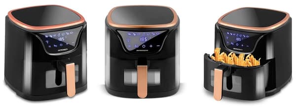 Berdsen BD-652 Airfryer 5L Sort-guld