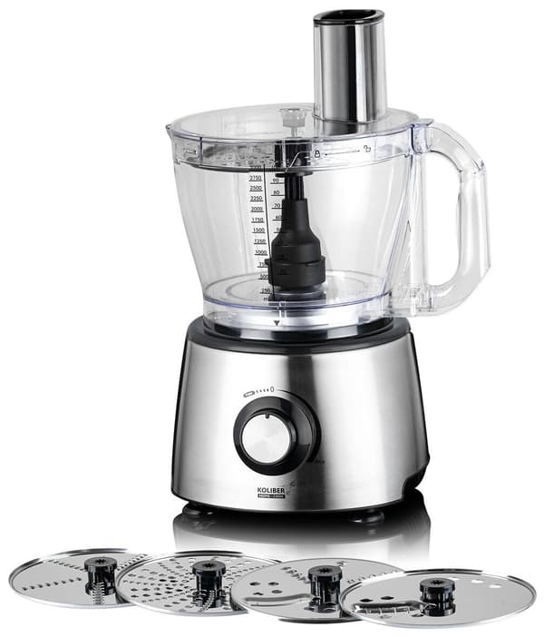 KOLIBER Multimax KH-FP0830PBP-SS 800W multifunktionel foodprocessor med blenderkande