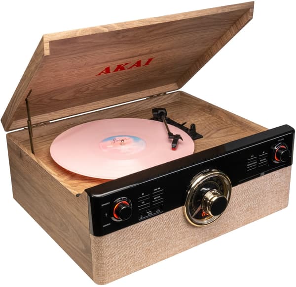 Skivspelare AKAI ATT-300CC Trä