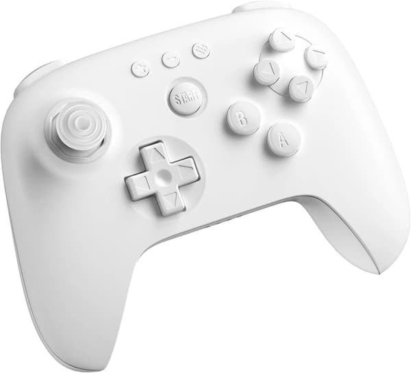 8BitDo 64 Bluetooth-kontroll för Nintendo Switch, PC Android Trådlös Vit