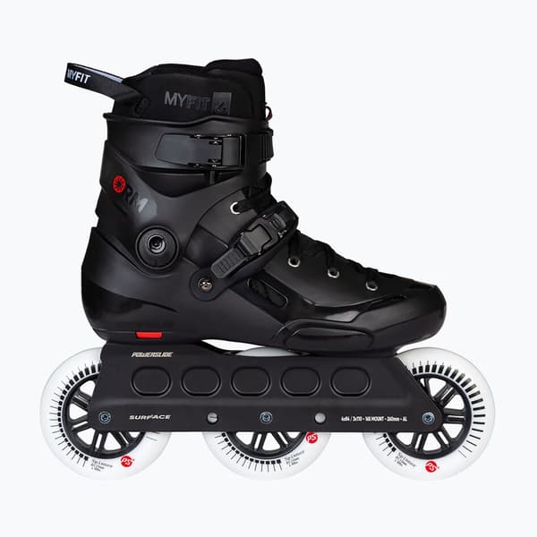 Powerslide Storm 110 sorte rulleskøjter Størrelse: 39-40 EU
