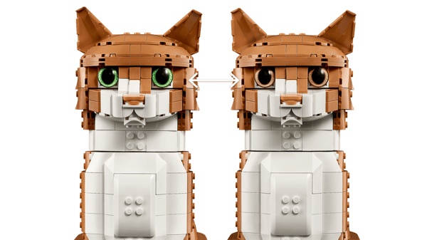 LEGO 21376 Ideas - Röd katt