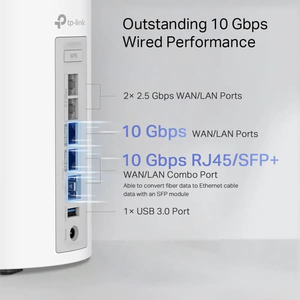 Router TP-LINK Deco BE85 BE19000 2 stk. Hvid