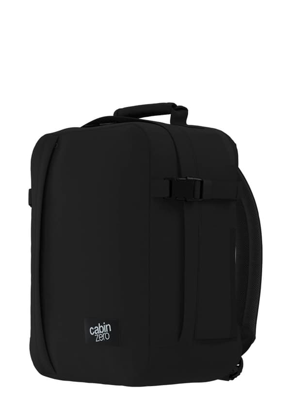 2-i-1 reseryggsäck CabinZero Classic Tech 28 l - absolute black