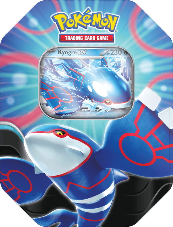 Pokémon TCG: Spring Azure Legends Tin – Kyogre ex