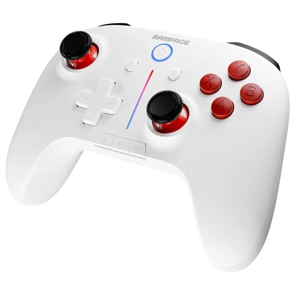 Rampage Hydra Gamepad för PC Android, iOS Trådlös Vit