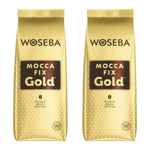WOSEBA Mocca Fix Gold kaffebönor 2 x 0.5 kg