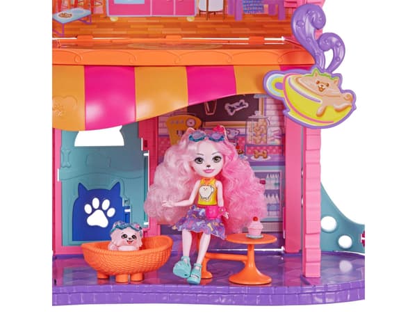 Mattel Enchantimals Byleby med café