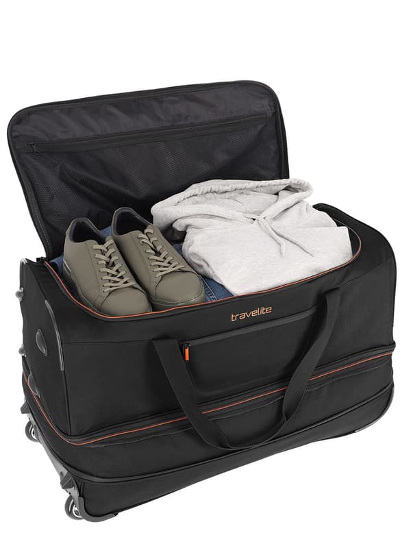 Travelite Basics Doubledecker L -matkalaukku - musta