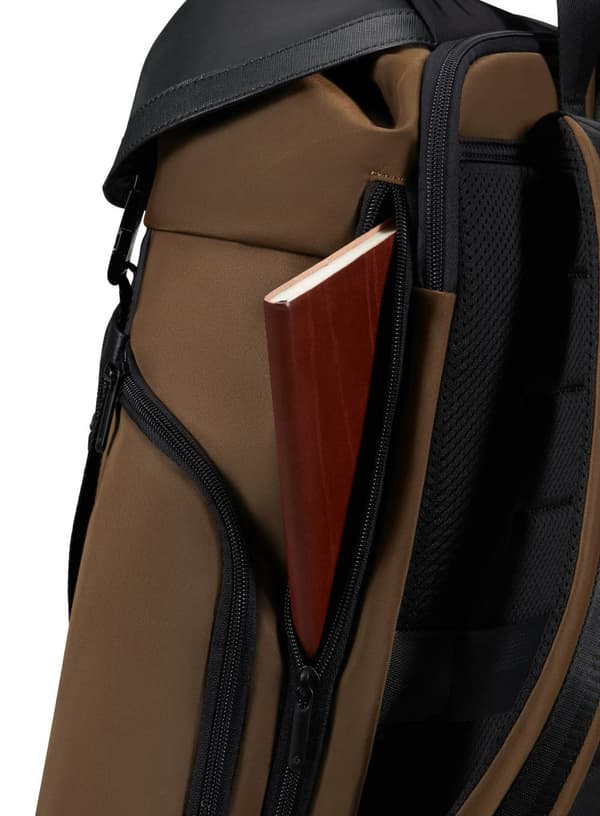 Samsonite Relyon Ryggsäck 15,6\" med lock - brun