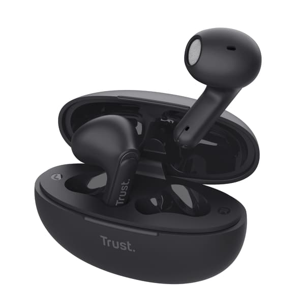 Trust Yavi ENC Trådløse In-Ear Bluetooth Hovedtelefoner Sort
