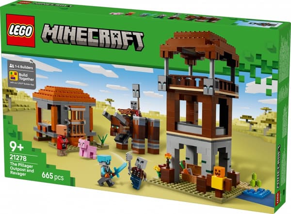 LEGO Minecraft 21278 Røver- og ødelæggergemmested