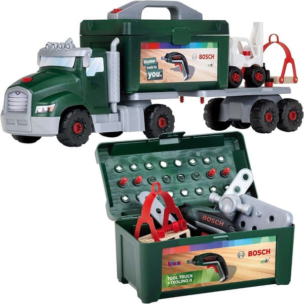 KLEIN Bosch Mini -auto työkalusarjalla 8640
