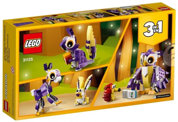 LEGO Creator 31125 Fantastiska Skogsvarelser