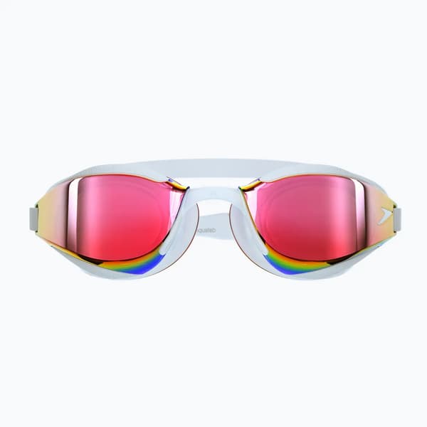 Speedo Fastskin Hyper Elite Mirror simglasögon vit/oxidgrå/roséguld