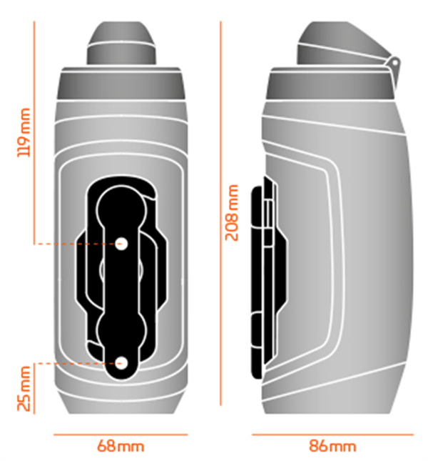 FIDLOCK Twist 590 flaska + BIKE bas