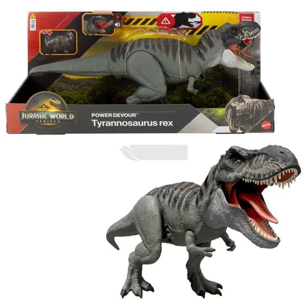 Jurassic World Rebirth T-rex Dinosaur with function